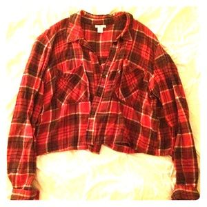 BP CROP FLANNEL
